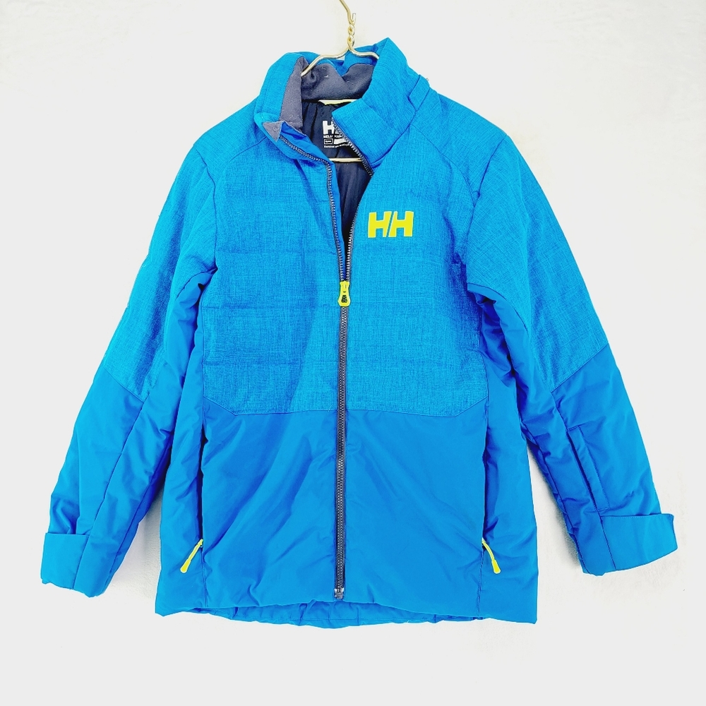 Helly Hansen Blue Zip Front Puffer Jacket Z48 - Picture 1 of 7